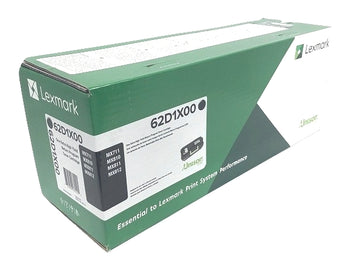 Genuine Lexmark 621X Black Extra High Yield Toner Cartridge (62D1X00)
