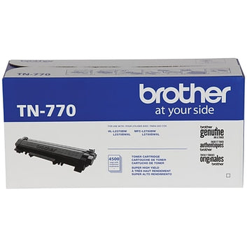 Brother Original 1 DR730 Drum Unit and 1 Brother TN770 Black Toner Cartridges, Extra High Yield