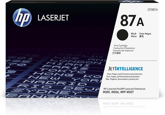 Original HP 87A Black Standard Yield Toner Cartridge