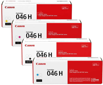 Canon Genuine  CRG 046H High Yield Capacity Toner Full 4 Color Set
