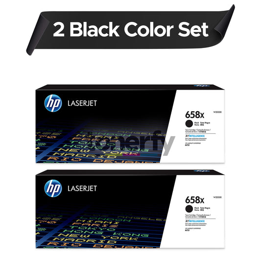 Genuine HP 658X 2/PACK W2000X SET.