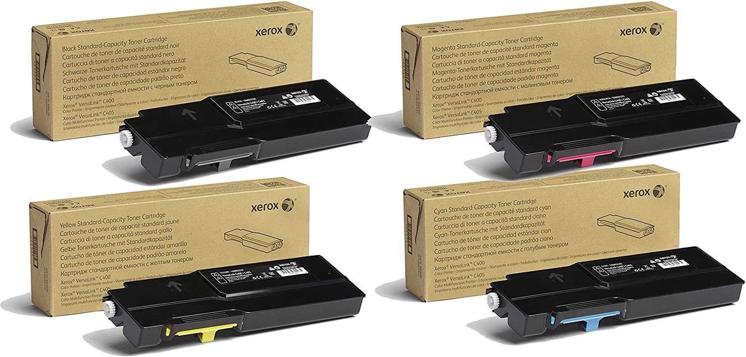 Xerox VersaLink C400 C405 Color + Black Standard Capacity Toner Cartridge Multi-Pack