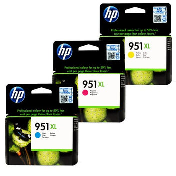 951XL  Genuine HP Brand NEW Tri Color Set C,M,Y