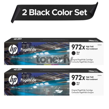 HP 972X High Yield Original PageWide  Black Cartridges  F6T84AN, 2/Pack
