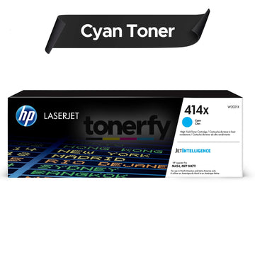 HP 414X Cyan High Yield Toner Cartridge (W2021X)