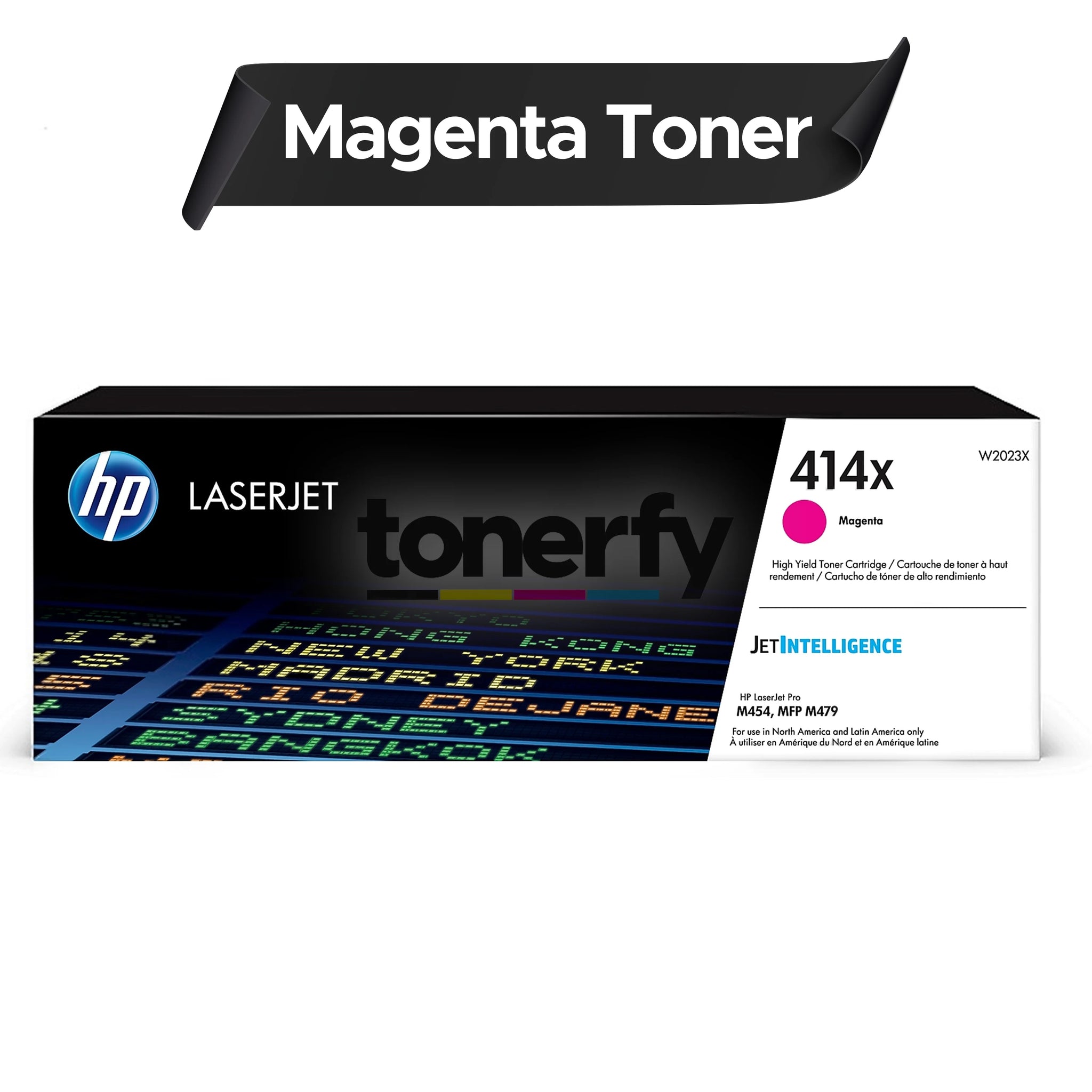 HP 414X Magenta High Yield Toner Cartridge (W2023X)