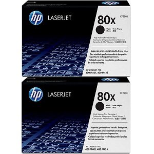 Genuine HP 2 Pack CF280X Black Toner Cartridge