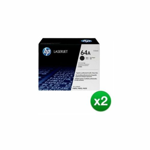 Genuine HP ''2-Pack'' CC364A  Black Toner Cartridges