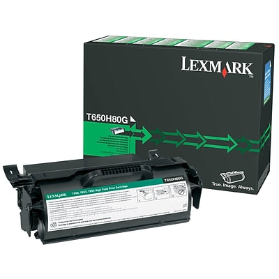 Genuine Lexmark T650H80G High Yield Cartridge (25K) T650A11A  Black High Yield Toner Cartridge
